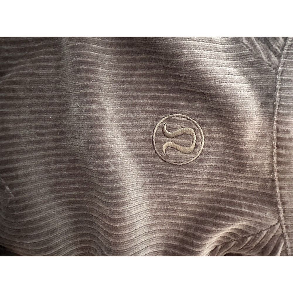 Lululemon Scuba Track Jacket Women's Velvet Espresso Brown Corduroy‎ Size 2 - Picture 5 of 5